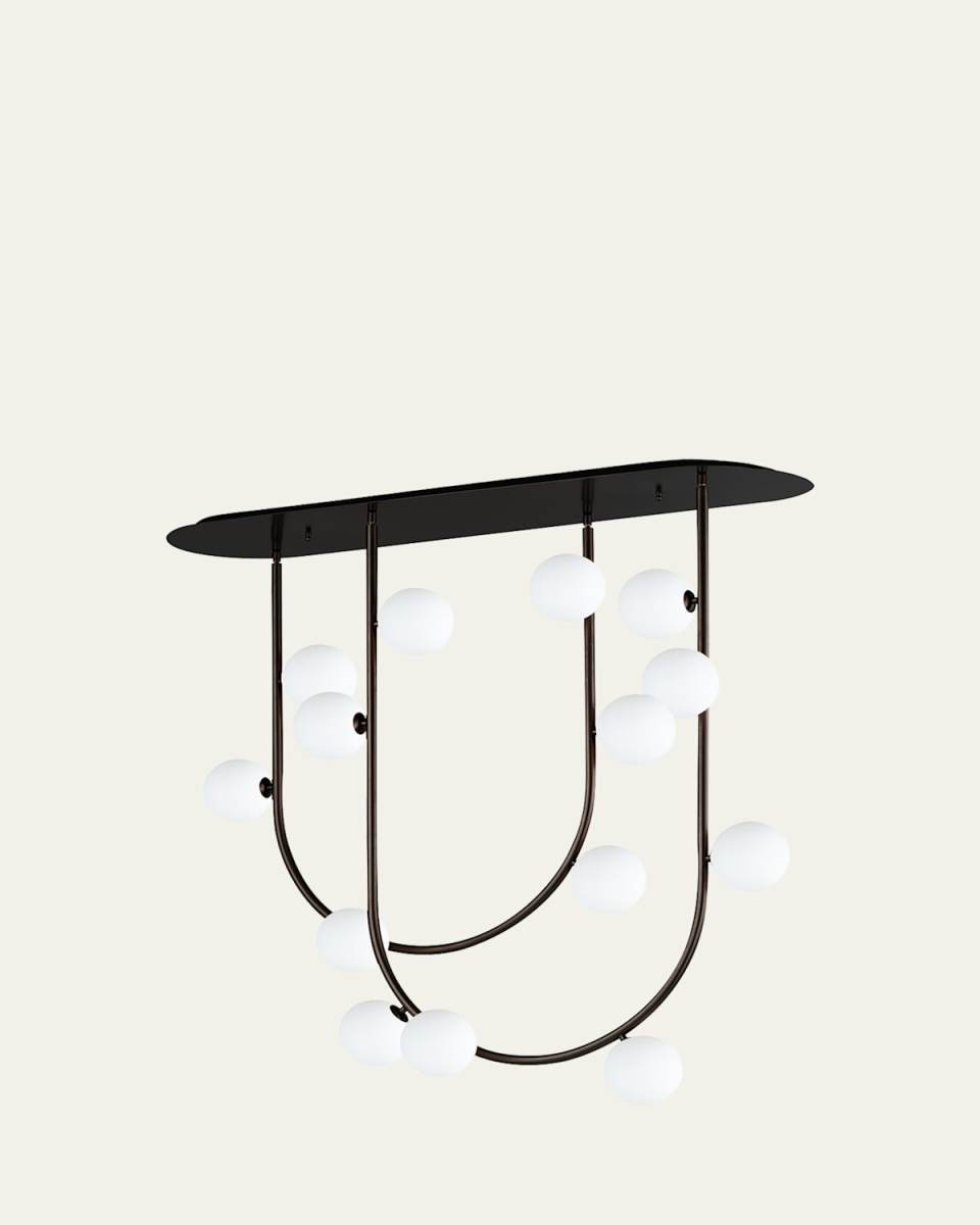 x Nina Magon design from Studio M Contour 14-Light Fixed Stem Ceiling Light 3000K